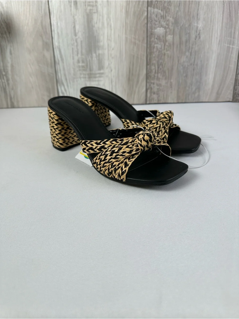 Woven Knot Slide Heels -8